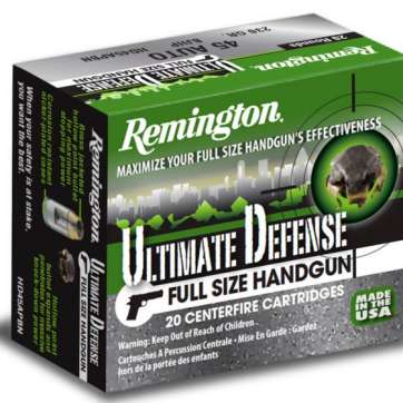 Remington – Ultimate Defense Full Size 40 S&W 180gr 20rds